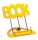 K&M asztali könyv-és kottaállvány, műanyag (Book) - sárga
