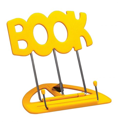 K&M asztali könyv-és kottaállvány, műanyag (Book) - sárga