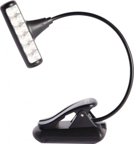 K&M "FlexLight" kottapult világítás, kottaolvasó lámpa, T-modell (táskával), 8LED,1 kar