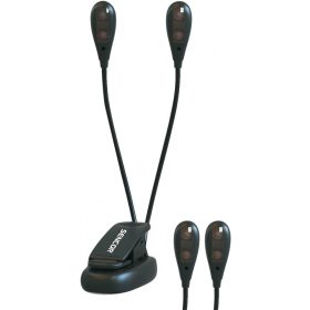   Sencor kottapult világítás, kottaolvasó lámpa 2x2 LED (USB / elem)