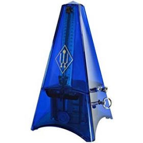   Wittner metronóm Piramis átlátszó, több színben - kék, haranggal (ütemcsengővel)