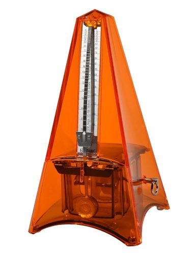 Wittner metronóm Piramis átlátszó, több színben - narancs