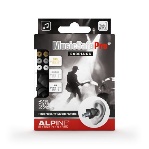 Alpine füldugó MusicSafe Pro Zenész/DJ fekete