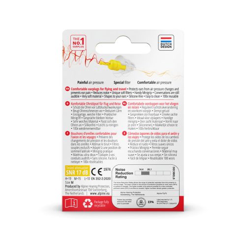 Alpine füldugó Flyfit Utazáshoz