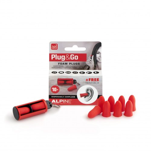 Alpine füldugó Plug&Go kulcstartóval