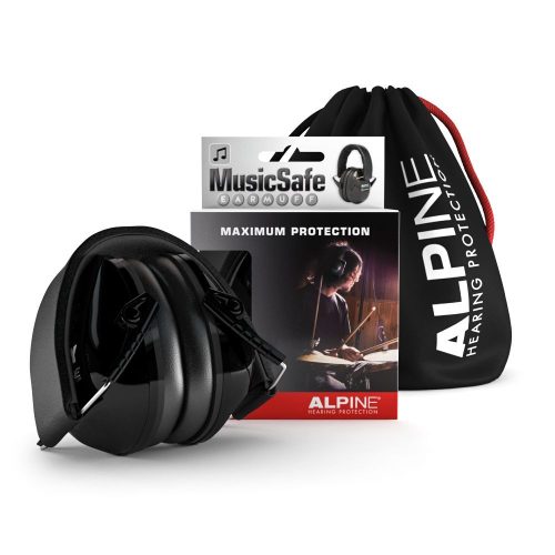 Alpine fültok/ fejhallgató/ fülvédő  Musicsafe Earmuff dobosoknak, zenészeknek