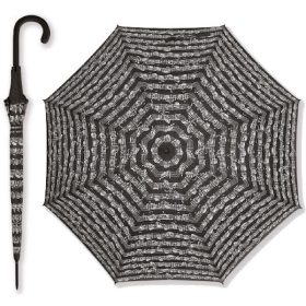 Esernyő, hosszú fekete, kottaminta