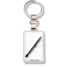 Kulcstartó szögletes fém (hangszeres)