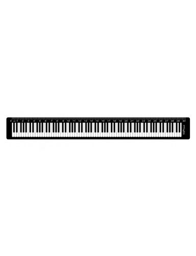 Vonalzó, zongora billentyű mintás (30 cm)
