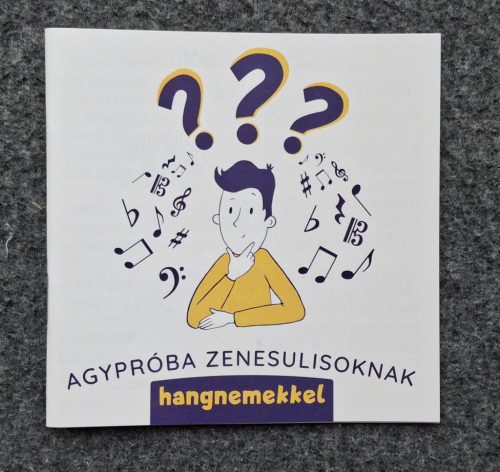 Agypróba zenesulisoknak szolfézs kártya