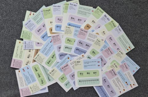 Agypróba zenesulisoknak szolfézs kártya