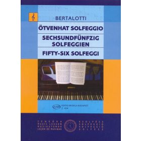 Forrai: Bertalotti 56 Solfeggio (szolfézs) - kotta