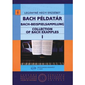   Legányné Hegyi Erzsébet: Bach példatár 1. (szolfézs) - kotta