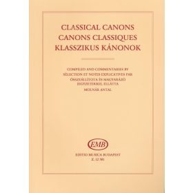 Molnár Antal: Klasszikus kánonok (szolfézs) - kotta