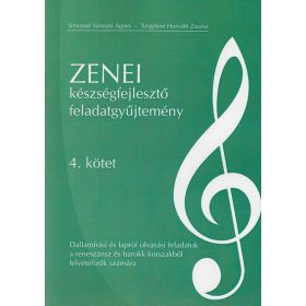   Simonné S. Á.- Sigetiné H. Zs.: Zenei készségfejlesztő gyakorlatok gyűjteménye 4. (szolfézs) - kotta