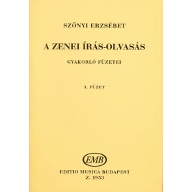   Szőnyi Erzsébet: A zenei írás-olvasás 1. (szolfézs) - kotta