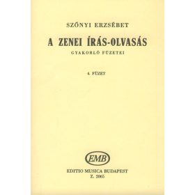   Szőnyi Erzsébet: A zenei írás-olvasás 4. (szolfézs) - kotta