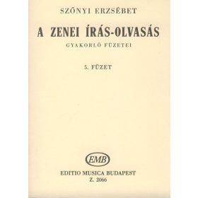   Szőnyi Erzsébet: A zenei írás-olvasás 5. (szolfézs) - kotta