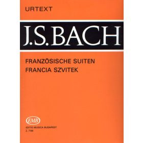 Bach J.S.: Francia szvitek (zongora) - kotta