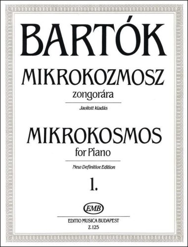 Bartók Béla: Mikrokozmosz 1. (zongora) - kotta
