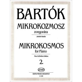 Bartók Béla: Mikrokozmosz 2. (zongora) - kotta