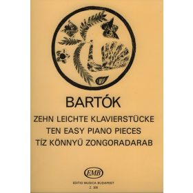 Bartók Béla: Tíz könnyű zongoradarab - kotta