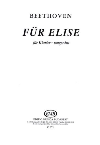 Beethoven: für Elise (zongora) - kotta