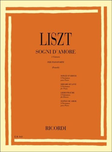 Liszt: Szerelmi álmok / Marzenia milonse (zongora) - kotta