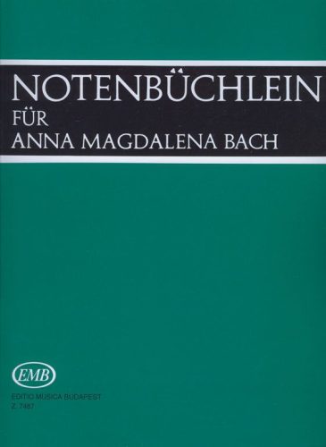 Notenbüchlein für Anna Magdalena Bach (zongora) - kotta