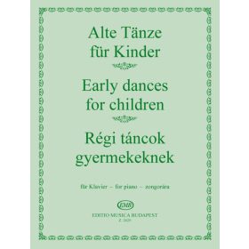 Régi táncok gyermekeknek (zongora) - kotta