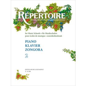   Sármai J.: Repertoire zeneiskolásoknak - Zongora 2. - kotta
