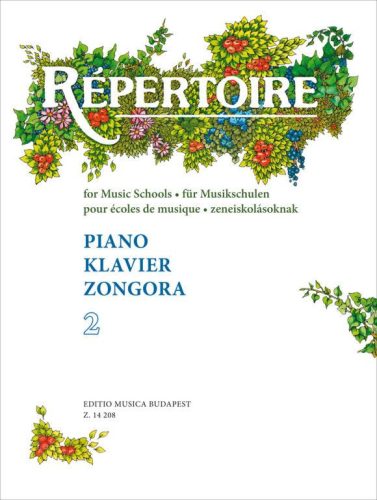 Sármai J.: Repertoire zeneiskolásoknak - Zongora 2. - kotta