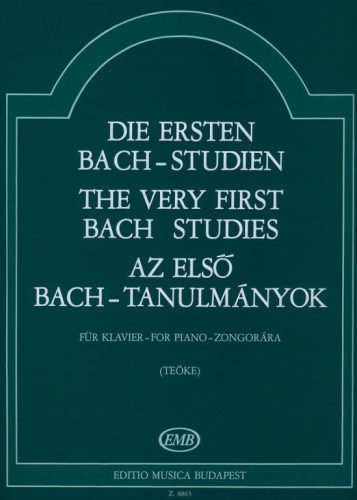 Teöke M: Az első Bach tanulmányok (zongora) - kotta