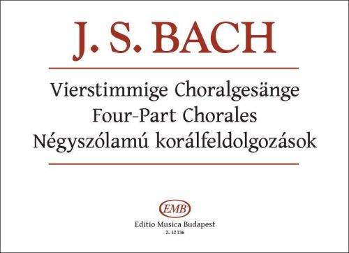 Bach: Négyszólamú korálfeldolgozások orgonára - kotta