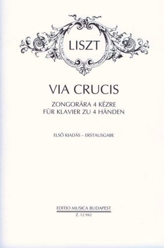 Liszt Ferenc: Via Crucis (zongora négykezes) - kotta
