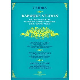 Czidra L.: Barokk etűdök szopránfurulyára - kotta