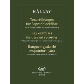 Kállay G.: Hangnemgyakorló (furulya és zongora) - kotta