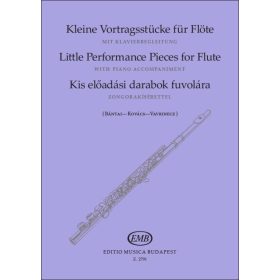   Bántai, Kovács: Kis előadási darabok fuvola és zongora - kotta