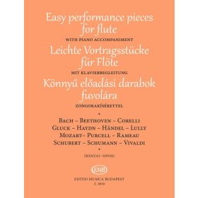   Bántai: Könnyű előadási darabok fuvolára zongorakísérettel - kotta