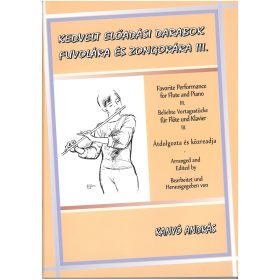   Kanyó András: Kedvelt előadási darabok fuvola és zongora III. - kotta