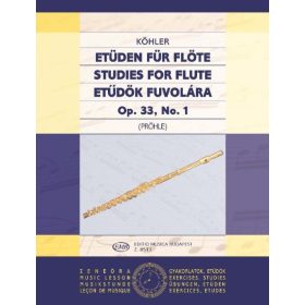 Köhler: Etűdök fuvolára op.33,no.1. (fuvola) - kotta