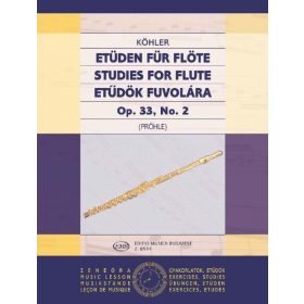 Köhler: Etűdök fuvolára op.33,no.2. (fuvola) - kotta