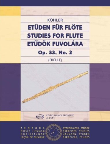 Köhler: Etűdök fuvolára op.33,no.2. (fuvola) - kotta