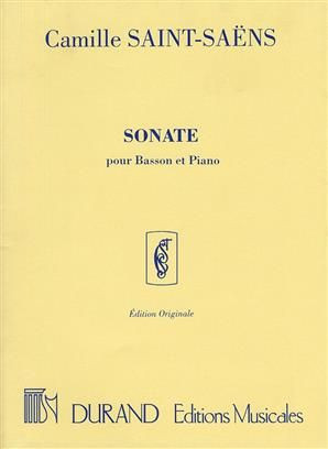 Camille Saint-Saens: Sonate pour Basson et Piano (fagott zongora duó) - kotta