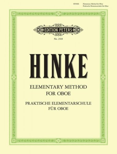 Hinke: Elementary Method for Oboe (oboa) - kotta