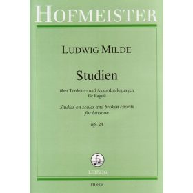 Milde: Studien (fagott) - kotta