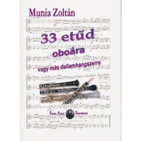 Munia Zoltán: 33 etűd oboára (oboa) - kotta
