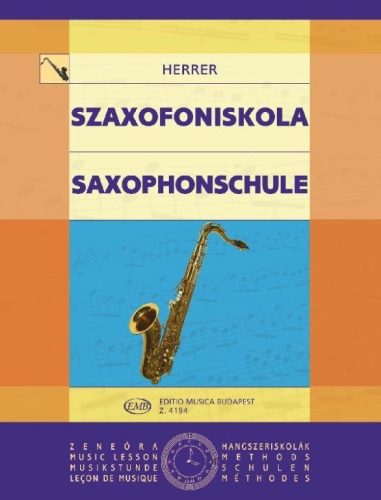 Herrer Pál: Szaxofoniskola - kotta