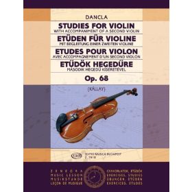 Dancla:  Etűdök hegedűre Op. 68 - kotta