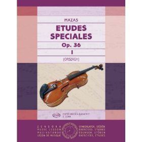 Mazas J.,F.: Speciális etűdök 1. op.36 (hegedű) - kotta